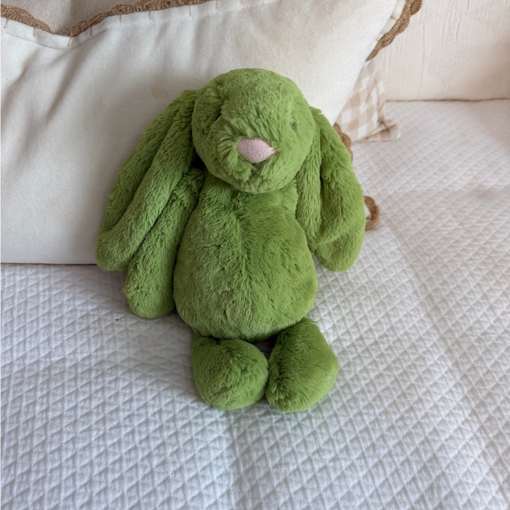 Jellycat Lime Green Plush Bunny